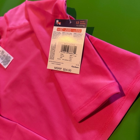 Gerber Pink Rashguard - Picture 3 of 3